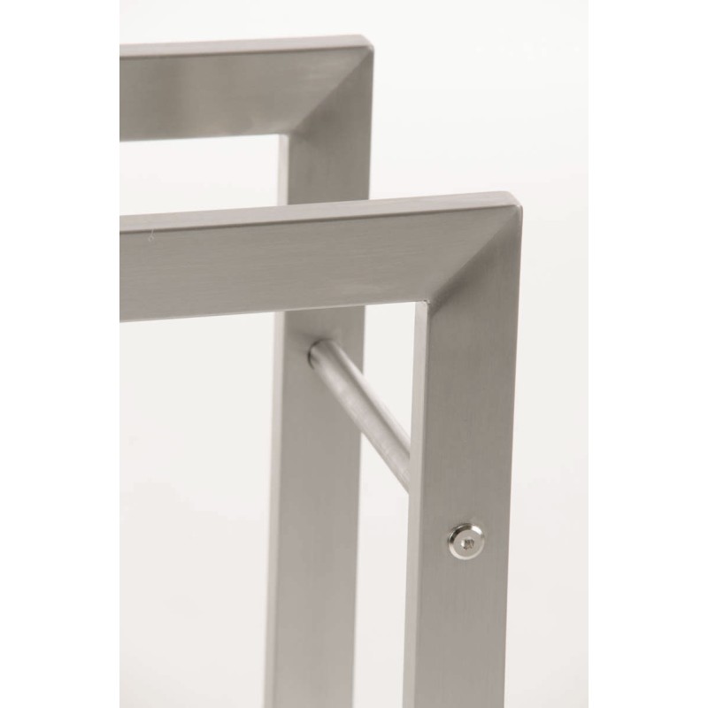 Estante para leña Keri de acero inoxidable de 25x60x150