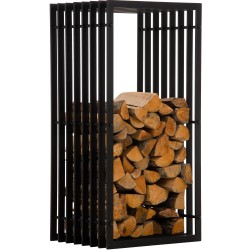 Leñero Irving 40x50x100 negro mate