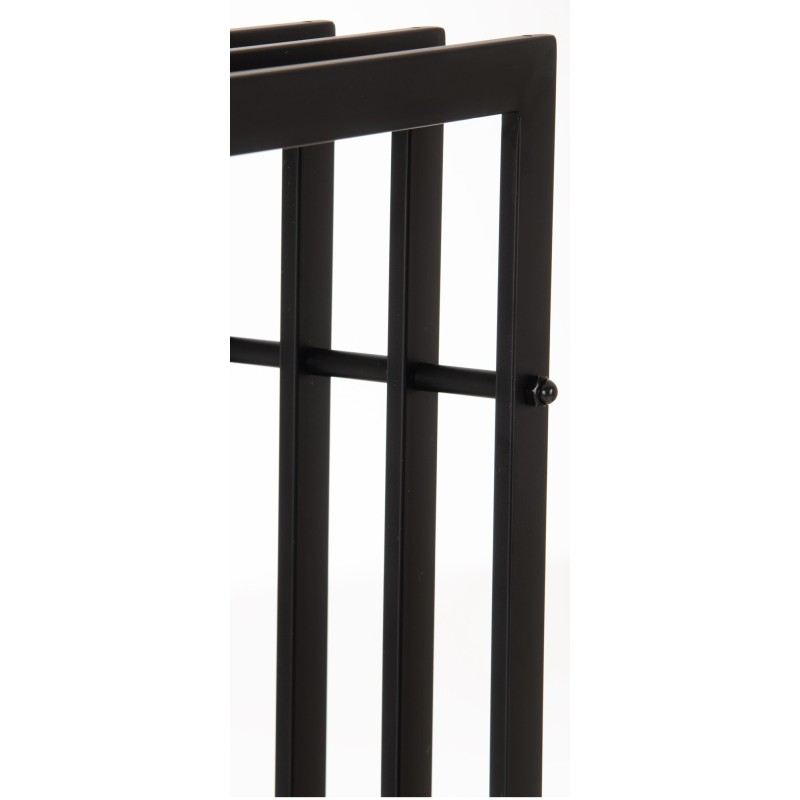 Leñero Irving 40x50x100 negro mate