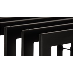 Leñero Irving 40x50x100 negro mate