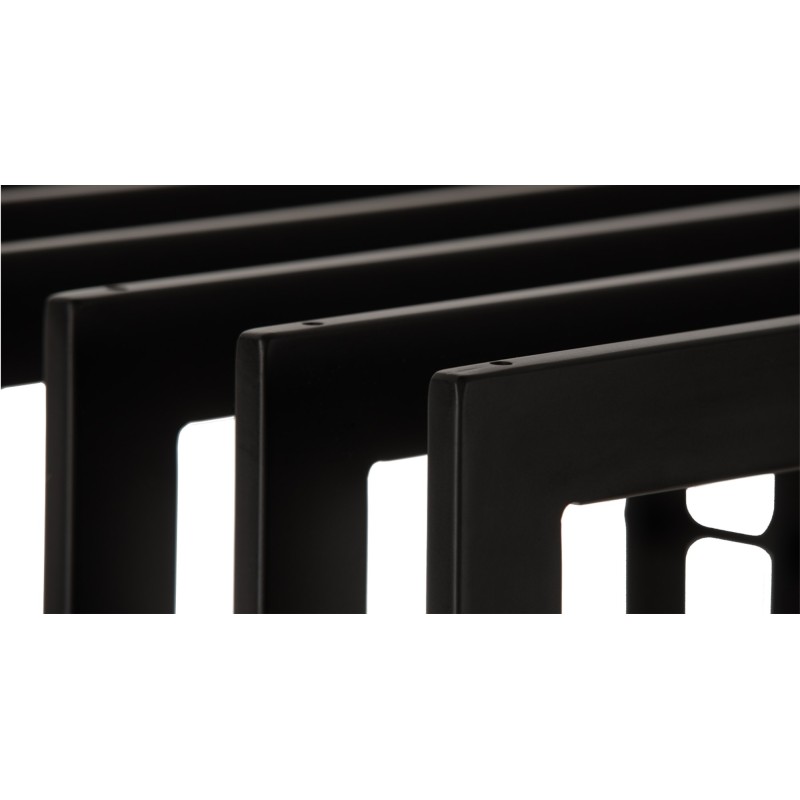 Leñero Irving 40x50x100 negro mate