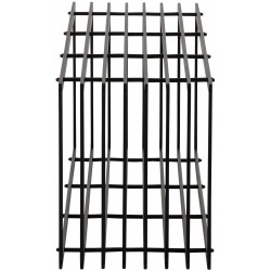 Soporte para leña Irving 40x50x150 negro mate