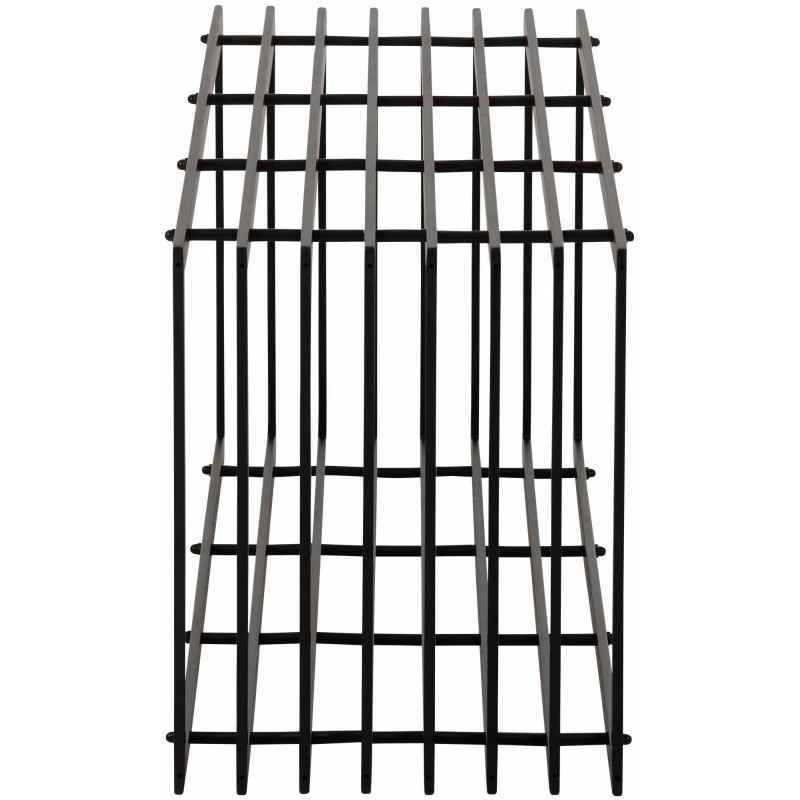 Soporte para leña Irving 40x50x150 negro mate