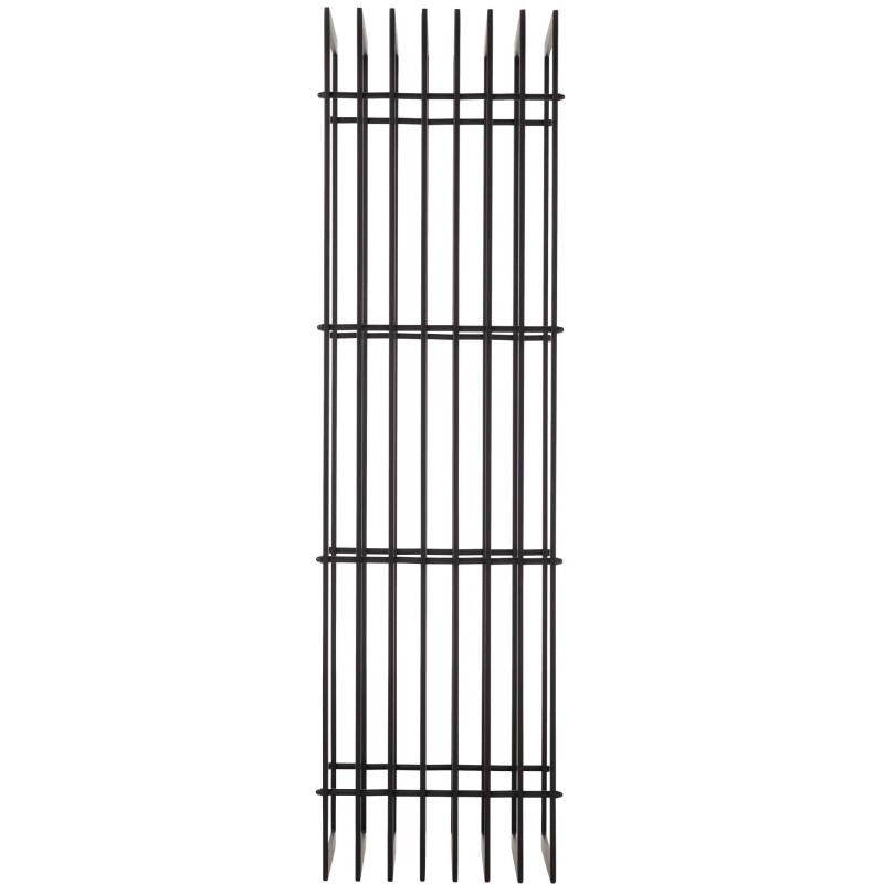 Soporte para leña Irving 40x50x150 negro mate