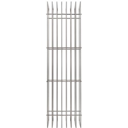 Estante para leña Irving de acero inoxidable de 40x50x150