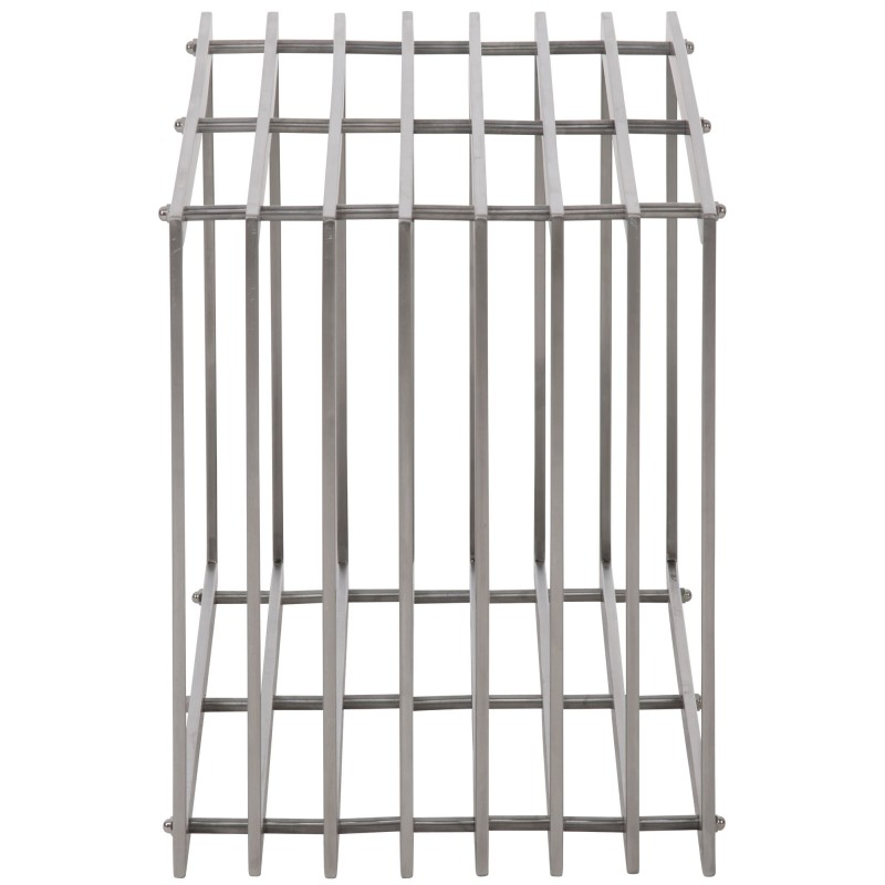 Estante para leña Irving de acero inoxidable de 40x50x150