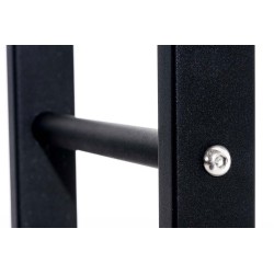 Soporte para leña Keri V3 25x60x100 negro