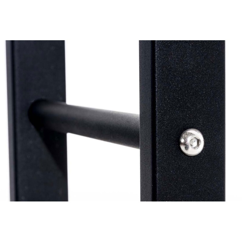 Soporte para leña Keri V3 25x60x100 negro