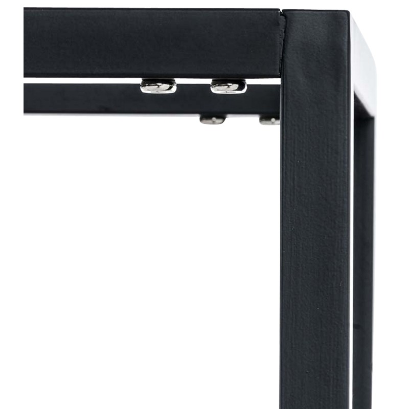 Soporte para leña Hetta 25x60x100 cm negro