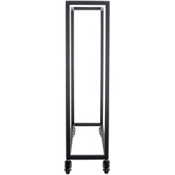 Soporte para leña Hetta 25x80x100 cm negro