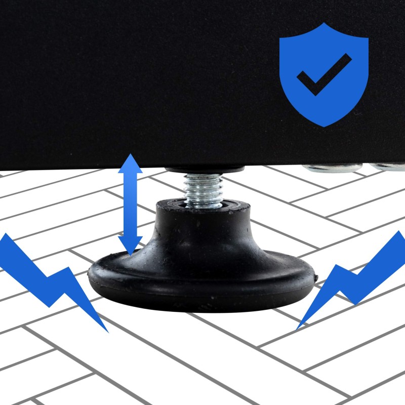 Soporte para leña Keri V2 25x100x125 negro