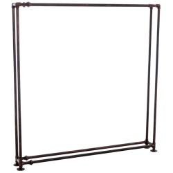 Soporte para leña de bronce de Tinos