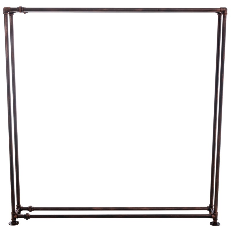 Soporte para leña de bronce de Tinos