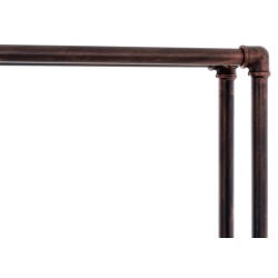 Soporte para leña de bronce de Tinos