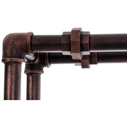 Soporte para leña de bronce de Tinos