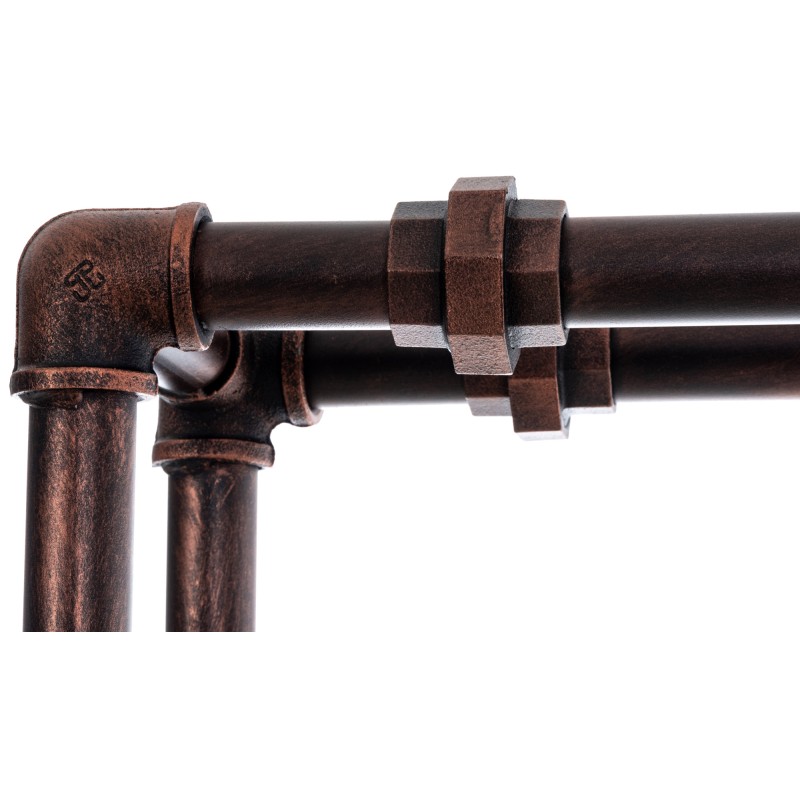 Soporte para leña de bronce de Tinos