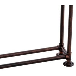 Soporte para leña de bronce de Tinos