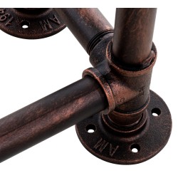 Soporte para leña de bronce de Tinos