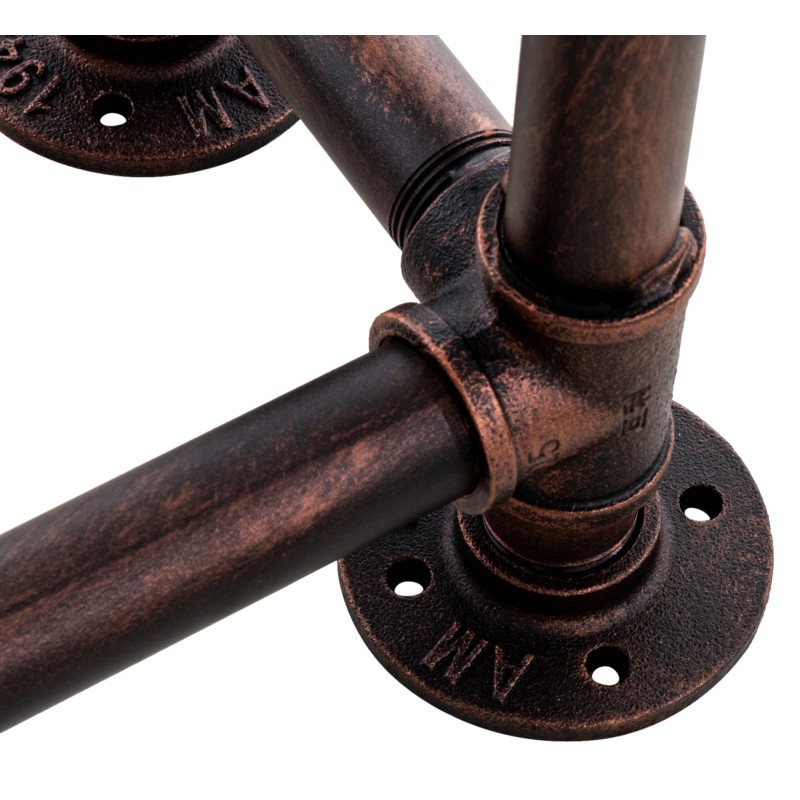 Soporte para leña de bronce de Tinos