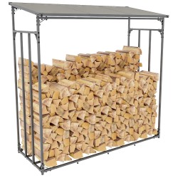 Leñero Ruston XL de aluminio, antracita