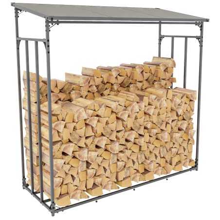 Leñero Ruston XL de aluminio, antracita