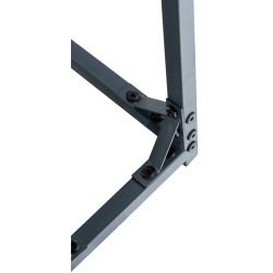 Leñero Ruston XL de aluminio antracita con funda