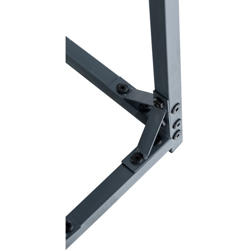 Leñero Ruston XL de aluminio antracita con funda