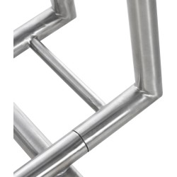 Soporte para leña Drake de acero inoxidable