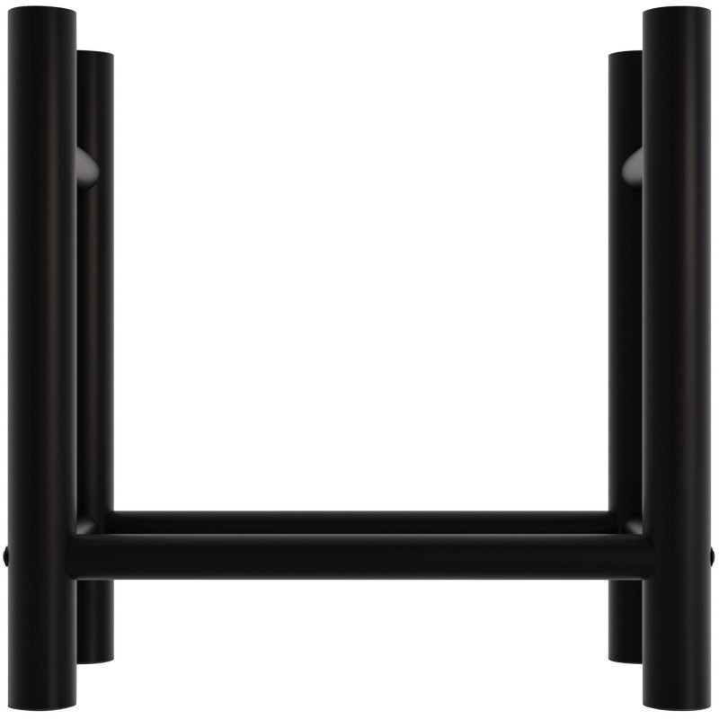 Leñero redondo Medya de 30x60x60 cm, negro