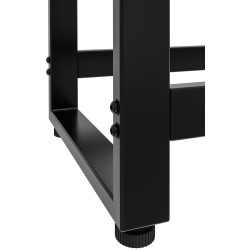 Estante para leña Morson 25x50x150 negro