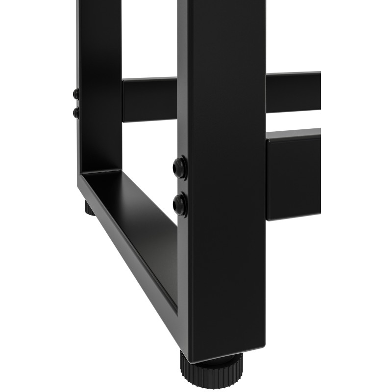 Estante para leña Morson 25x50x150 negro