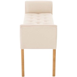 Banco Cleopatra, crema claro antiguo