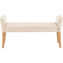 Banco Cleopatra, crema claro antiguo