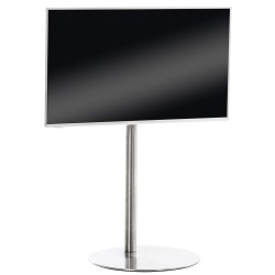 Soporte de TV redondo de acero inoxidable