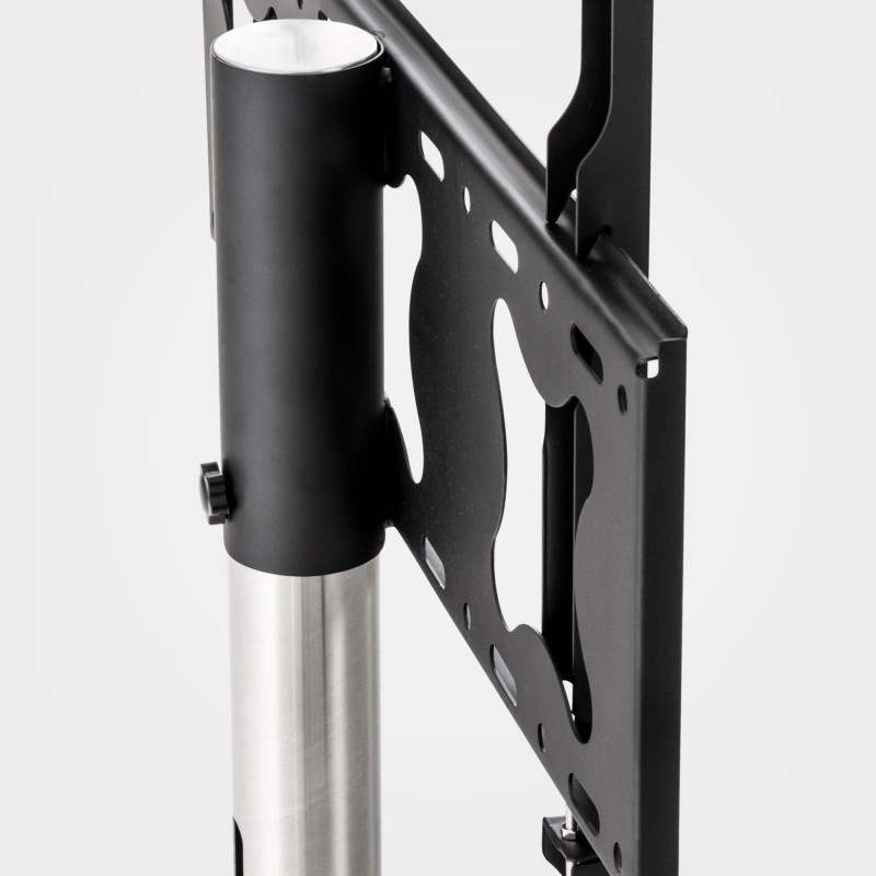 Soporte de TV redondo de acero inoxidable