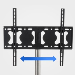 Soporte de TV redondo de acero inoxidable