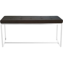 Banco Barci, tela marrón