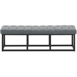 Banco Amun, tela B150, gris oscuro