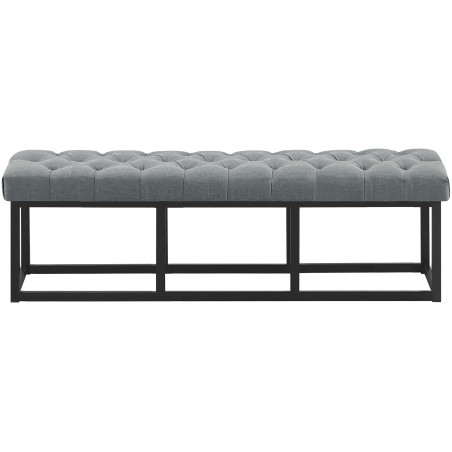 Banco Amun, tela B150, gris oscuro