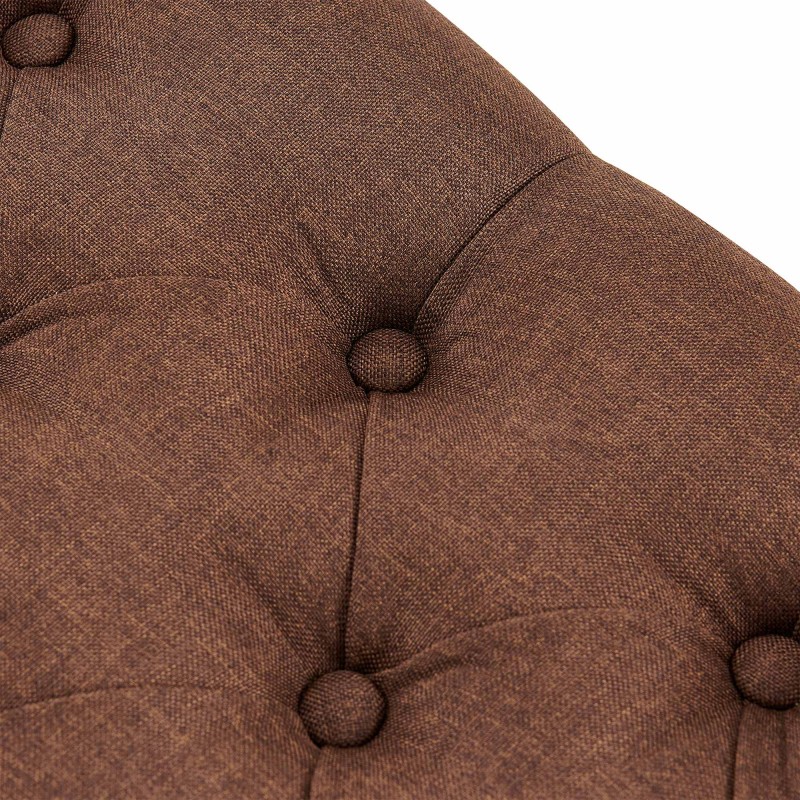 Banco Amun, tela B120, marrón