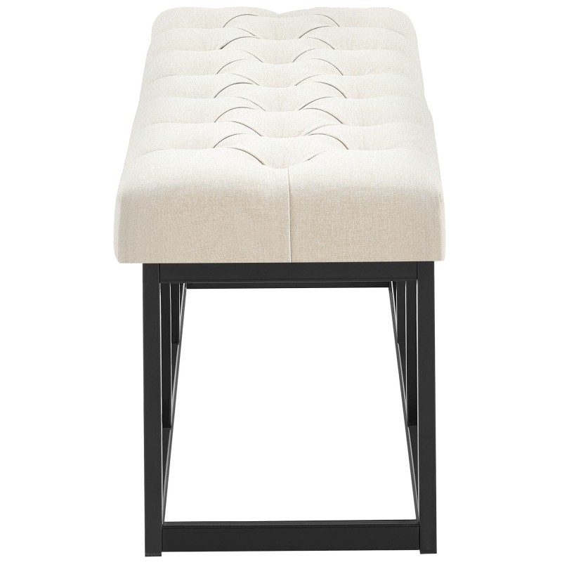 Banco Amun, tela B100, color crema