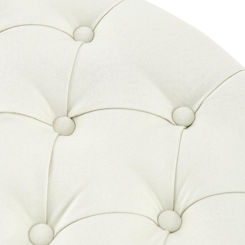 Banco Amun, tela B100, color crema