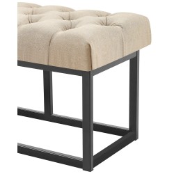 Banco Amun, tela color topo B100