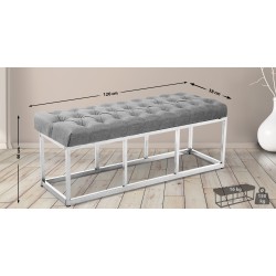 Banco Amun, tela gris E120