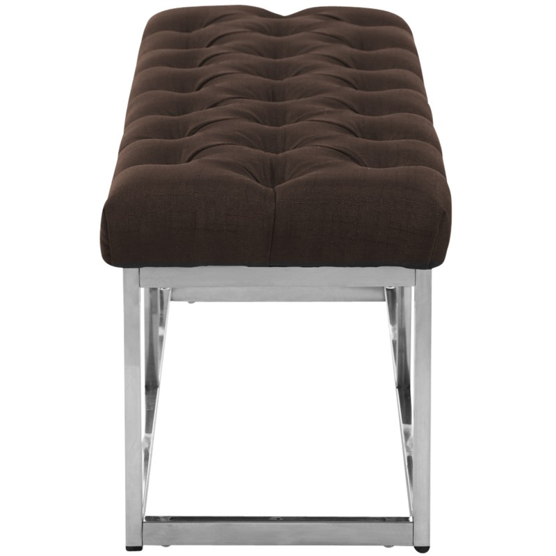 Banco Amun, tela E150, marrón