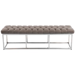 Banco Amun, tela color topo E150