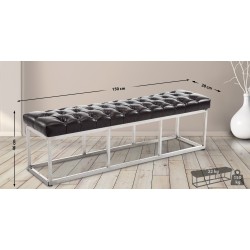 Banco Amun, imitación de cuero marrón E150