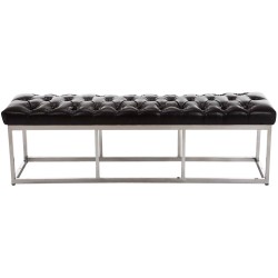 Banco Amun, imitación de cuero marrón E150