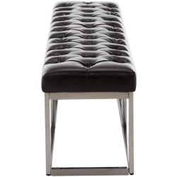 Banco Amun, imitación de cuero marrón E150