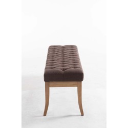 Banco Ramsés, tela clara antigua, 150 marrón